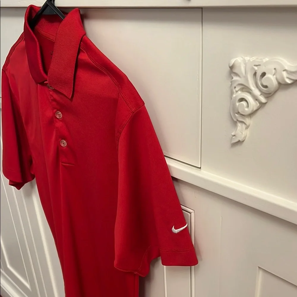 Nike Red Polo Shirt for Effortless Style